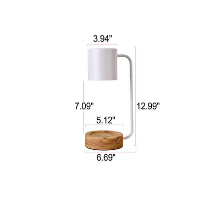 Candle Warmer Lamp | Japanese Minimalist Wooden Base Dimmable Wax Melter