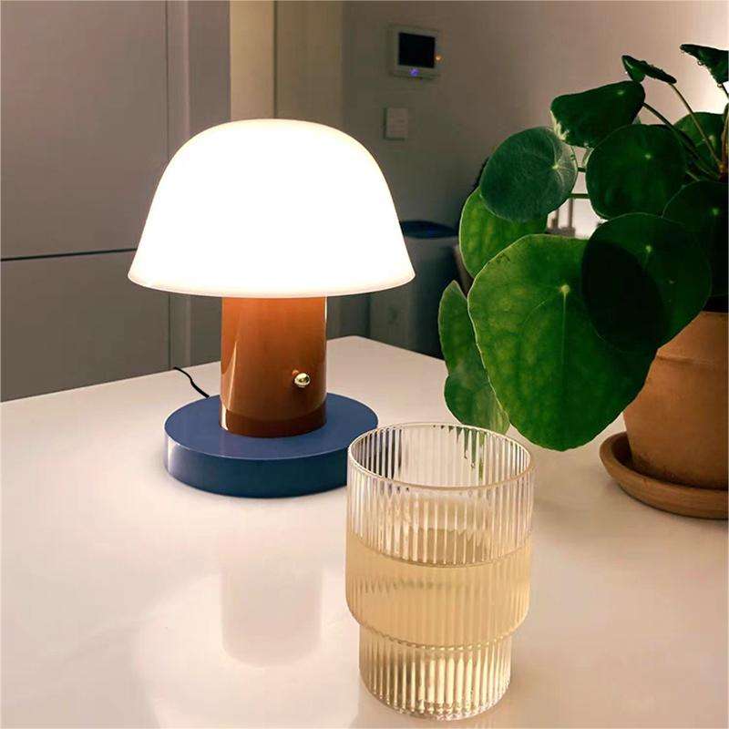 Mushroom Table Lamp | Modern Rechargeable LED Light for Home Decor
