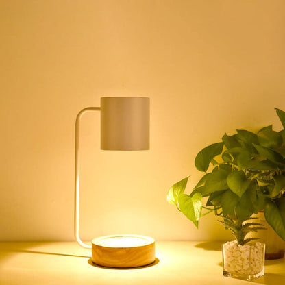 Candle Warmer Lamp | Japanese Minimalist Wooden Base Dimmable Wax Melter