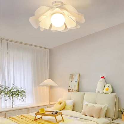 Ceiling Light | Rose Petal Modern Semi-Flush Flower Mount Design