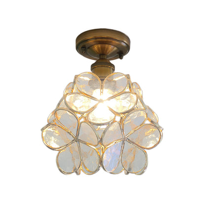 Flower Ceiling Light | Retro Colourful Vintage PVC Flush Mount Lamp