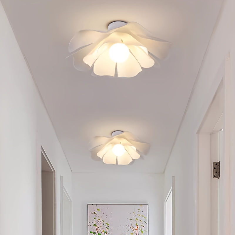 Ceiling Light | Rose Petal Modern Semi-Flush Flower Mount Design