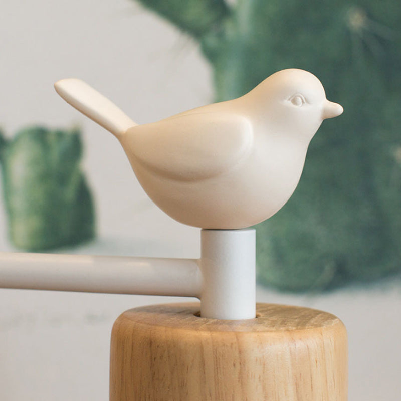 LED Wall Sconce | Nordic Wooden Bird | Bedside Indoor Lamp Design