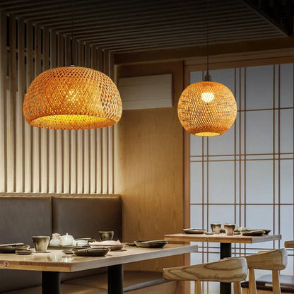 Wovella - Hand-Woven Dome Pendant Lampshade