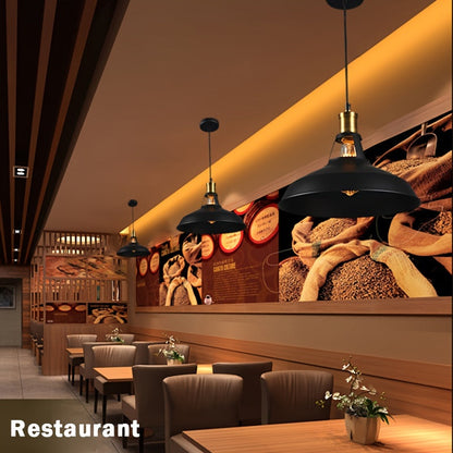 Metal Pendant Light | Industrial Retro Loft Style Ceiling Lamp