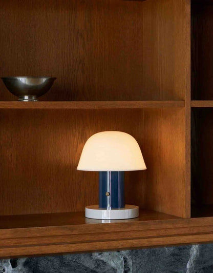 Nordic Cute Mushroom Setago Table Lamp - Dimmable Portable Quirky Nursery Light
