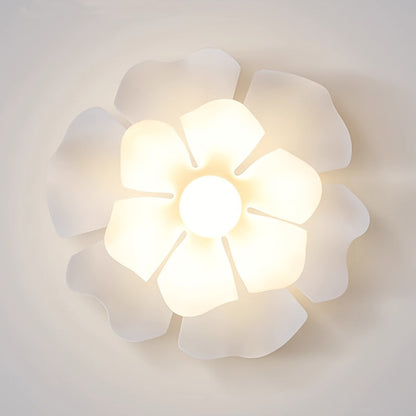 Ceiling Light | Rose Petal Modern Semi-Flush Flower Mount Design