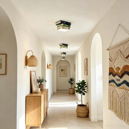 7" Small Nordic Recessed Ceiling Light, Modern Hallway Lighting Fixture
