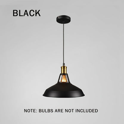 Metal Pendant Light | Industrial Retro Loft Style Ceiling Lamp