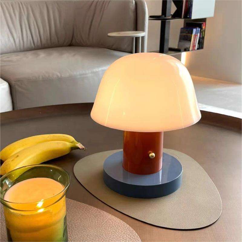 Mushroom Table Lamp | Modern Rechargeable LED Light for Home Decor