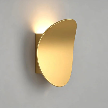 Modern Minimalist Arc LED Wall Sconce, Gold 5W Warm White 3000K