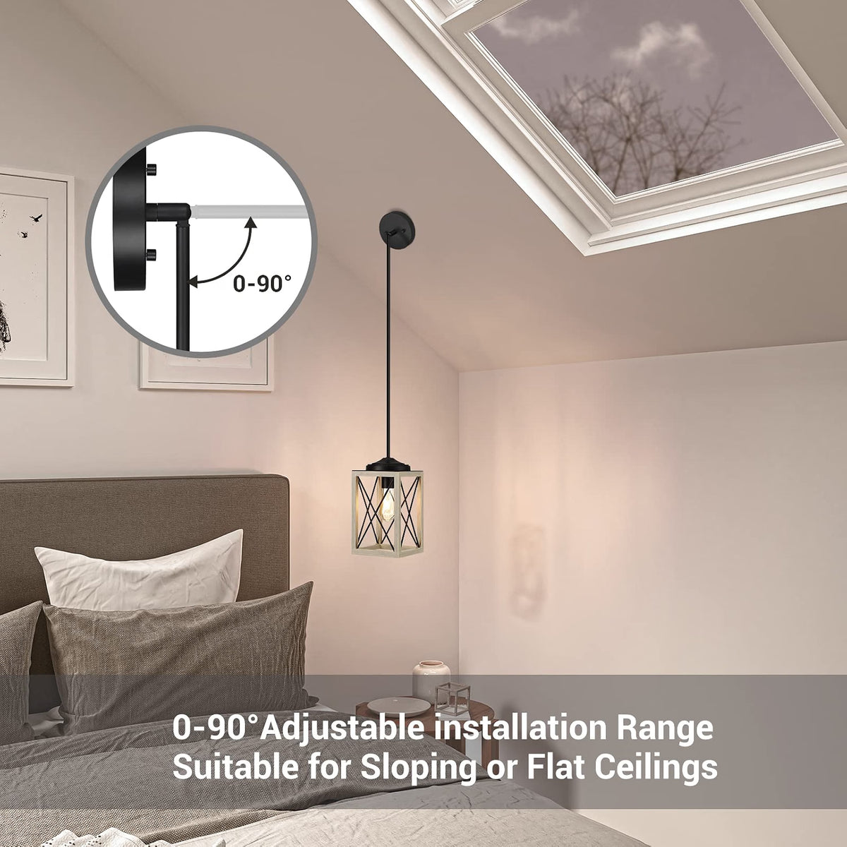 Pendant Light Farmhouse Flush Mount Ceiling Light