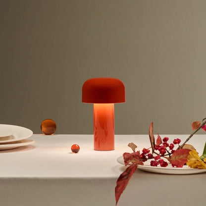 Mushroom beside Lamp - Bellhop Portable LED Table Lamp