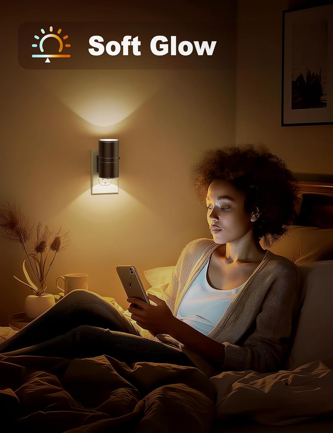 LED Night Light | Smart Dimmable Plug-In Indoor Lamp - NightNova