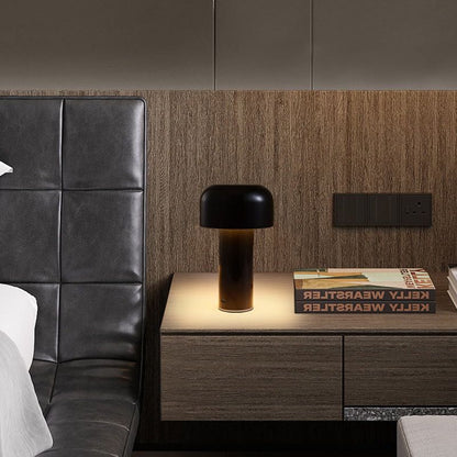 Mushroom beside Lamp - Bellhop Portable LED Table Lamp