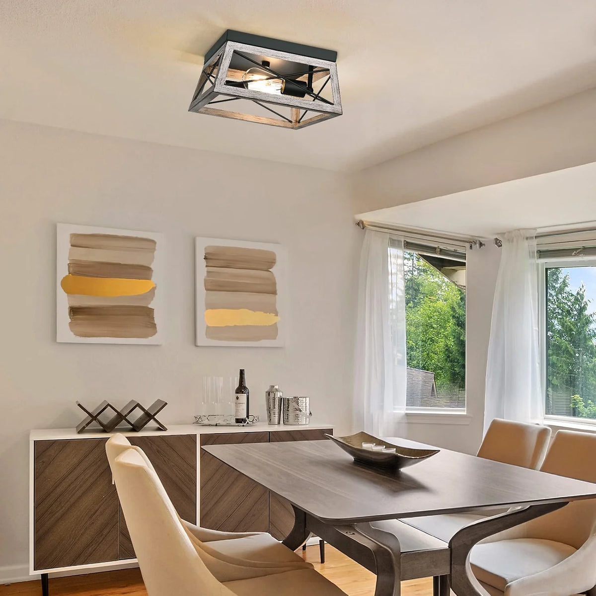 Pendant Light Farmhouse Flush Mount Ceiling Light