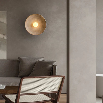 Wood Wall Sconce | Rustic Handcrafted | LED Indoor Accent Light