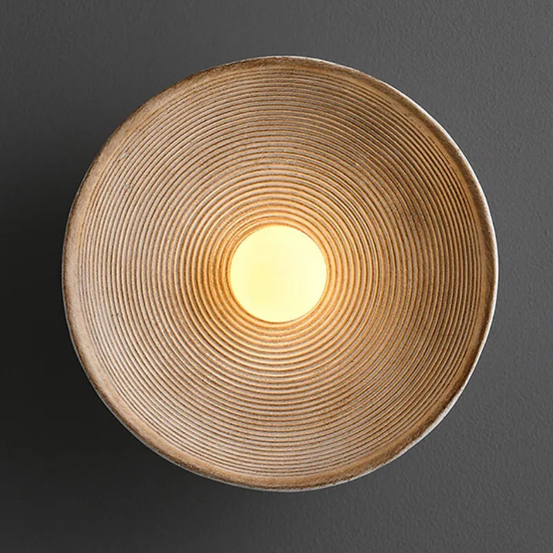Wood Wall Sconce | Rustic Handcrafted | LED Indoor Accent Light