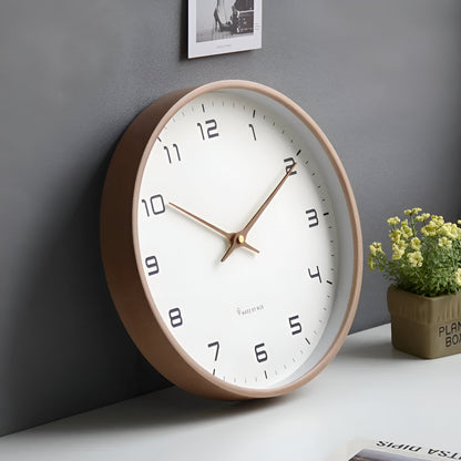 Wall Clock | Nordic Minimalist Wood Frame | Scandinavian Home Decor