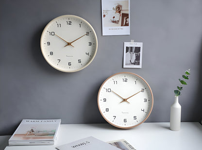 Wall Clock | Nordic Minimalist Wood Frame | Scandinavian Home Decor