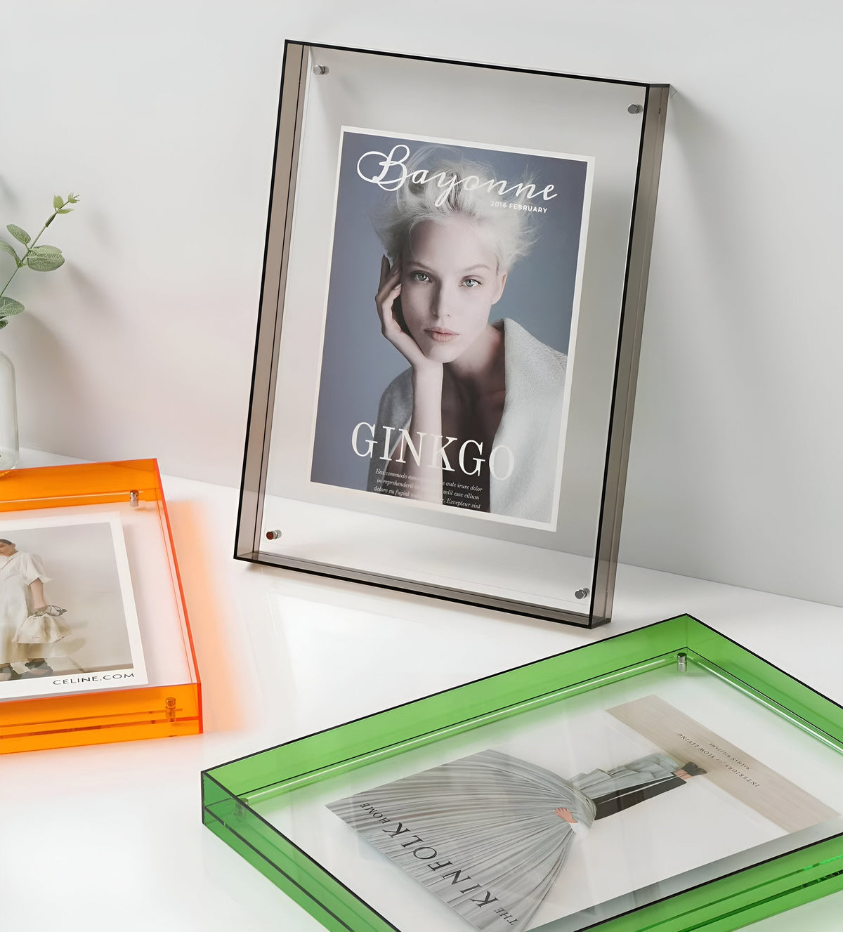Acrylic Photo Frame | Modern Minimalist Picture Display for Home Decor