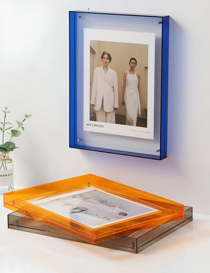 Acrylic Photo Frame | Modern Minimalist Picture Display for Home Decor