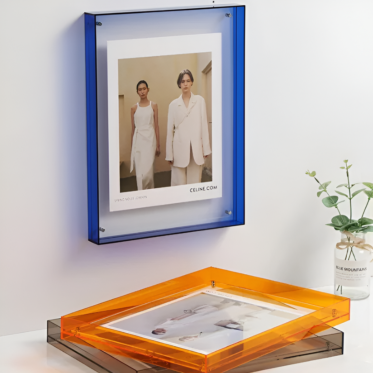 Acrylic Photo Frame | Modern Minimalist Picture Display for Home Decor
