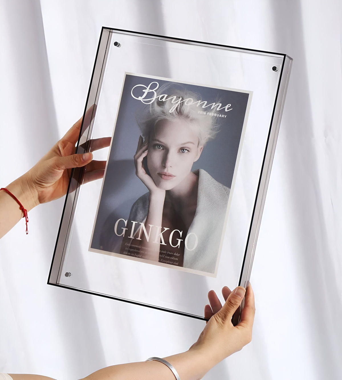 Acrylic Photo Frame | Modern Minimalist Picture Display for Home Decor