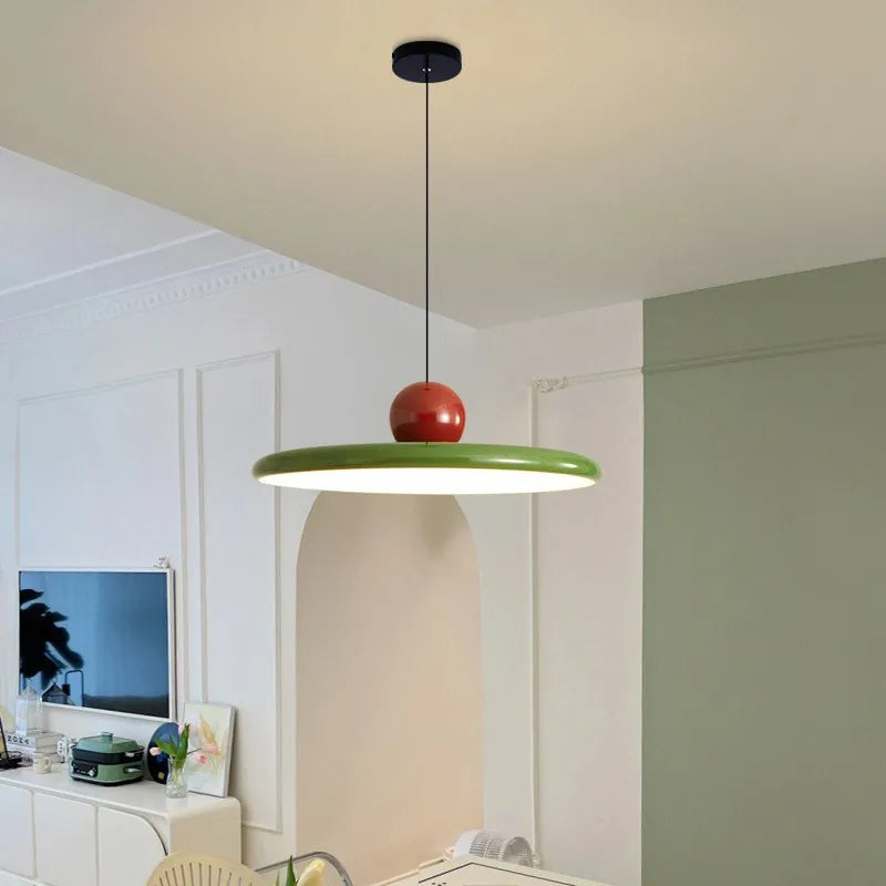 LED Pendant Light | Nordic Flying Saucer Cream-Style Ceiling Lamp