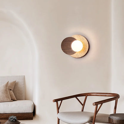 Stone Wall Lamp | Wabi-Sabi Modern Natural Texture Sconce