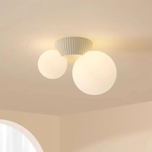 Ceiling Light | French Modern Double Globe Design Lamp - Luméa