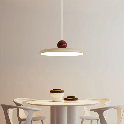 LED Pendant Light | Nordic Flying Saucer Cream-Style Ceiling Lamp