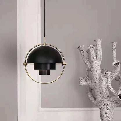 Pendant Light | Modern Nordic Sculptural Metal Suspension Lamp