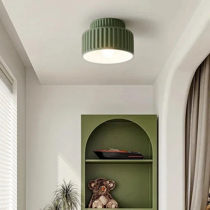 Ceiling Light | Nordic Ripple Sculptural Form | Soft Illumination Lamp