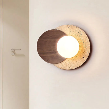 Stone Wall Lamp | Wabi-Sabi Modern Natural Texture Sconce