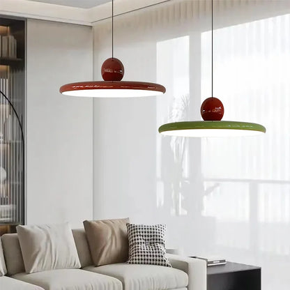LED Pendant Light | Nordic Flying Saucer Cream-Style Ceiling Lamp