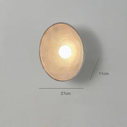 Wood Wall Sconce | Rustic Handcrafted | LED Indoor Accent Light