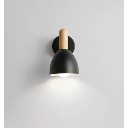 Wall Lamp | Nordic Wooden Adjustable | Bedside Indoor Sconce Light