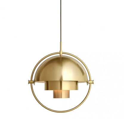 Pendant Light | Modern Nordic Sculptural Metal Suspension Lamp