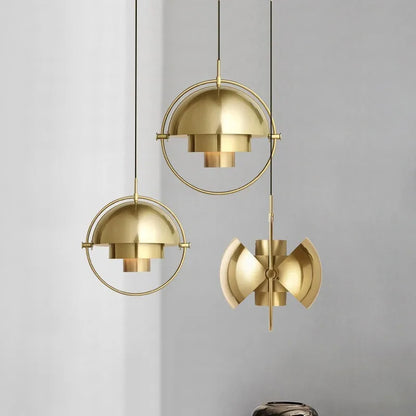 Pendant Light | Modern Nordic Sculptural Metal Suspension Lamp
