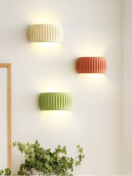 Wall Sconce | French Resin Textured Modern Lamp | Indoor Lighting