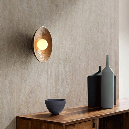Wood Wall Sconce | Rustic Handcrafted | LED Indoor Accent Light