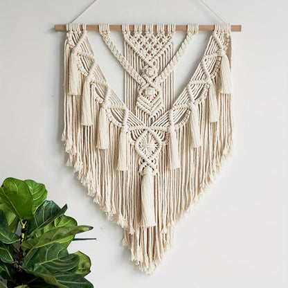 Macrame Wall Hanging | Bohemian Handcrafted Woven Tapestry for Home Decor