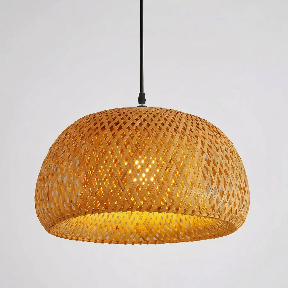 Wovella - Hand-Woven Dome Pendant Lampshade