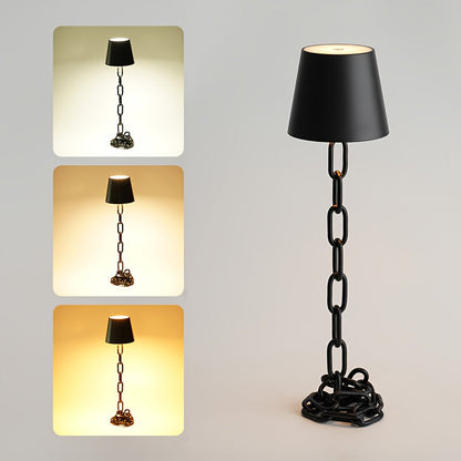 Table Lamp | Modern Chain-Link | Rechargeable Touch LED Cordless Light