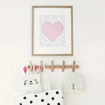 Wall Rack | Solid Oak Wooden Organiser | Mounted Storage Shelf - Maeve