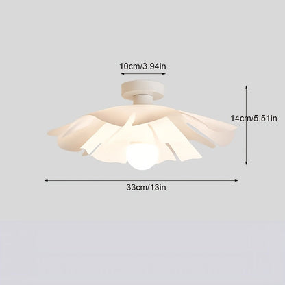Ceiling Light | Rose Petal Modern Semi-Flush Flower Mount Design