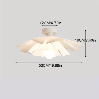 Ceiling Light | Rose Petal Modern Semi-Flush Flower Mount Design