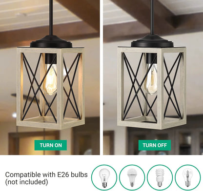 Pendant Light Farmhouse Flush Mount Ceiling Light
