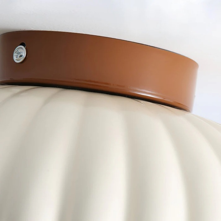 Ceiling Light | Iron Hallway Modern Glass & Metal Flush Mount